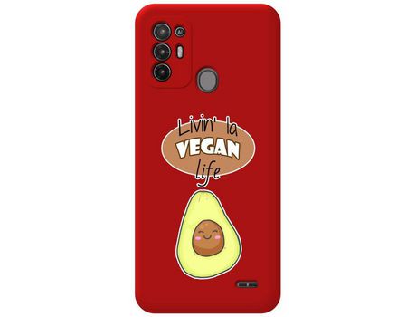 Carcasa para ZTE Blade A52 TUMUNDOSMARTPHONE Rojo