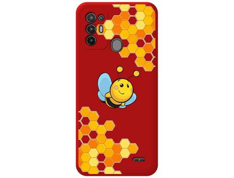 Carcasa para ZTE Blade A52 TUMUNDOSMARTPHONE Rojo