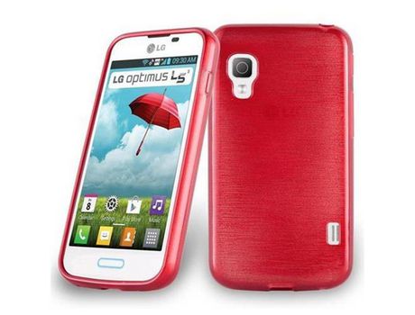Carcasa para LG L5 II (2. SIM) CADORABO Roja