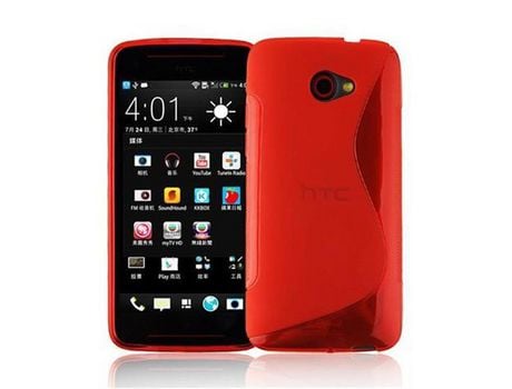 Carcasa para HTC BUTTERFLY S CADORABO Roja