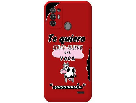 Carcasa para ZTE Blade A52 TUMUNDOSMARTPHONE Rojo