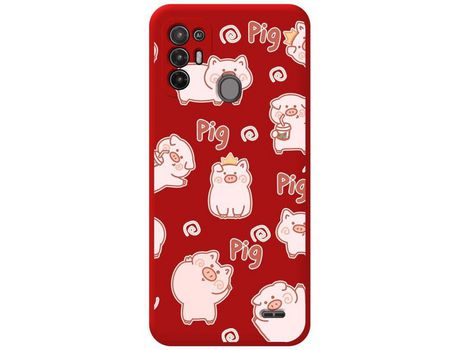 Carcasa para ZTE Blade A52 TUMUNDOSMARTPHONE Rojo
