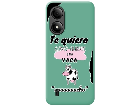 Funda Diseño Vaca para Zte Blade A33S TUMUNDOSMARTPHONE Verde