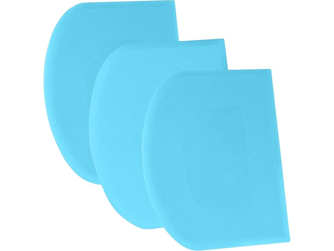 Raspador De Massa - Cortador De Massa, 3 Peças, 4,7 X 3 Polegadas - Flexível - Anti-deslizante - Acessórios Para Confeitaria