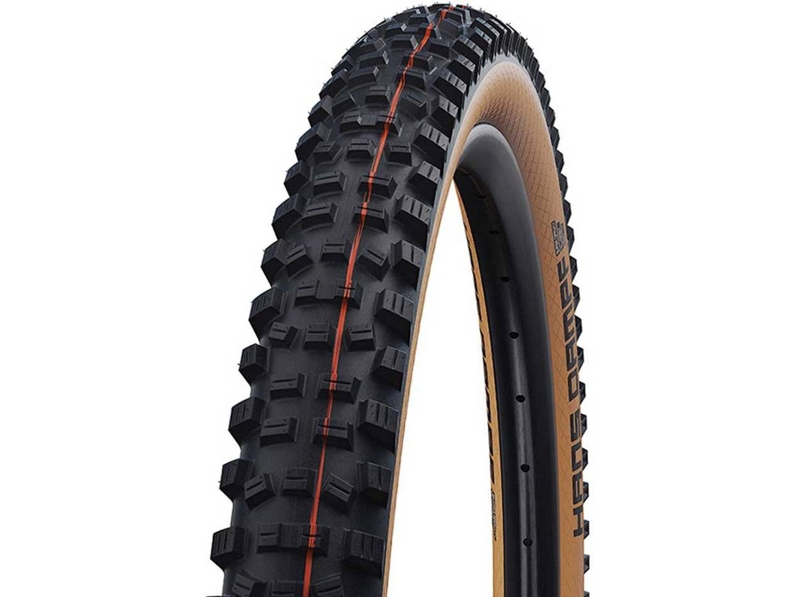 Neumático para Ciclismo Montaña SCHWALBE Mtb Hans Dampf Evo Super Trail Addix Soft Tubeless Foldable (27.5´´)