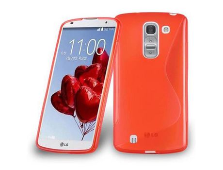 Carcasa para LG OPTIMUS G PRO 2 CADORABO Roja