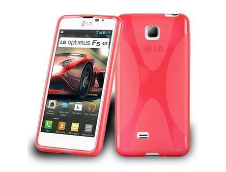 Carcasa para LG OPTIMUS F5 / LUCID 2 CADORABO Roja