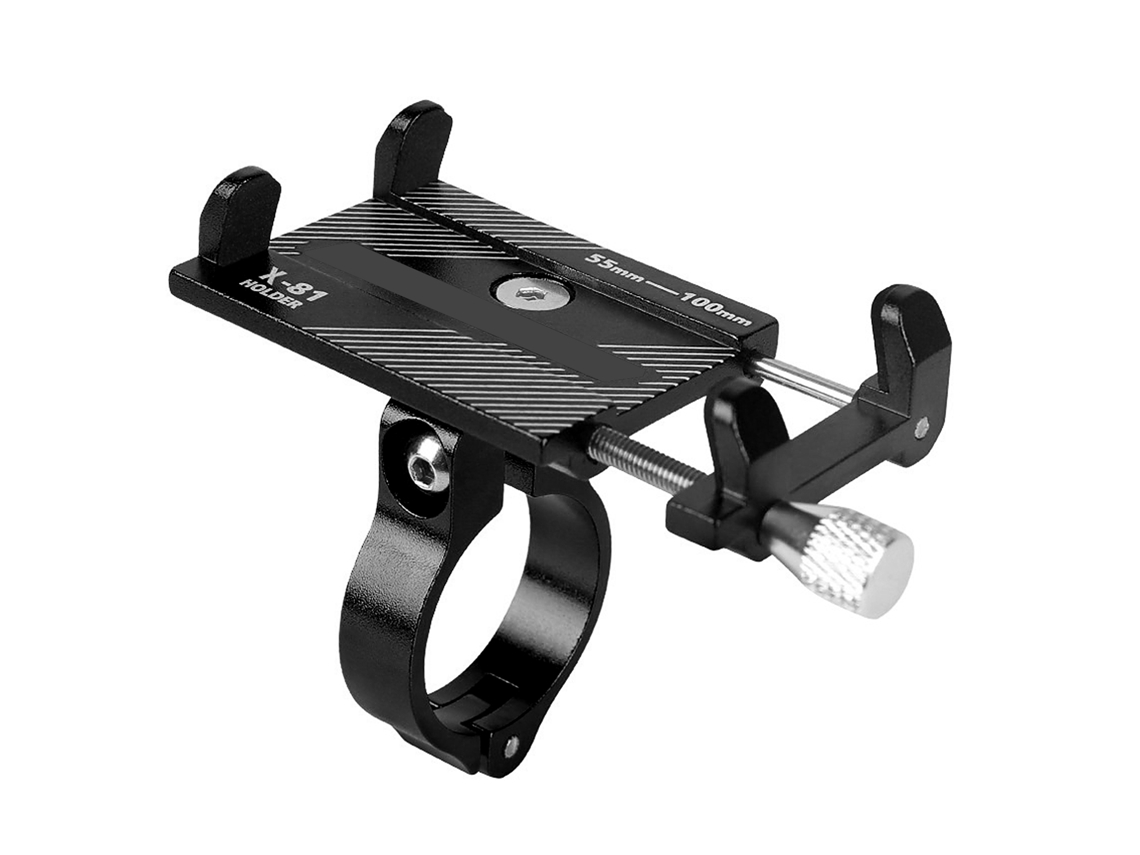Soporte De Aluminio Para Teléfono Móvil Para Bicicleta, Motocicleta, Scooter, Soporte De Mano, Compatible Con Teléfonos Móviles De 3,0 A 6,8 Pulgadas.