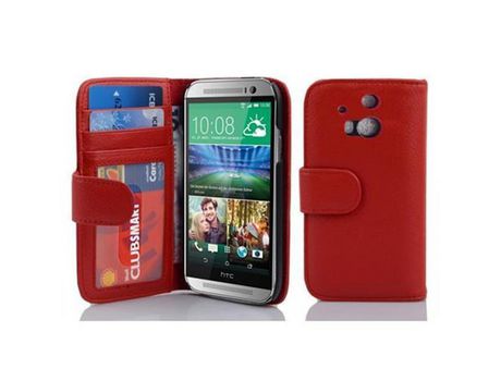 Carcasa para HTC ONE M8 CADORABO Roja