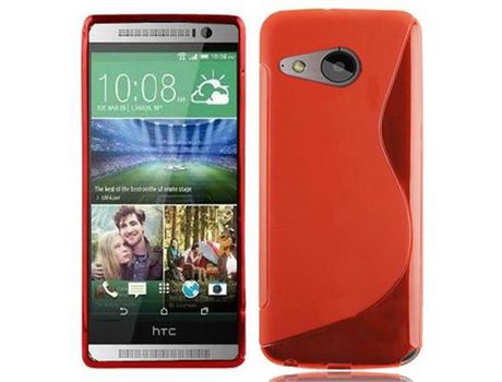 Carcasa para HTC ONE M8 MINI CADORABO Roja