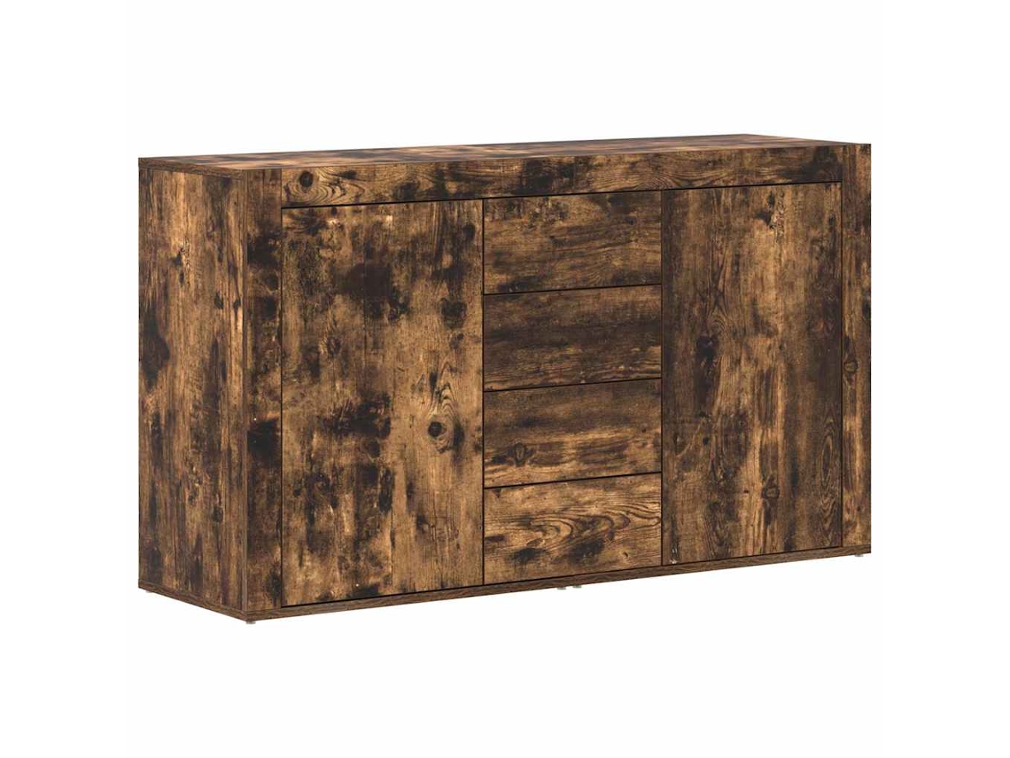 Aparador de roble ahumado con madera procesada MAISON EXCLUSIVE (120x36x69 cm)