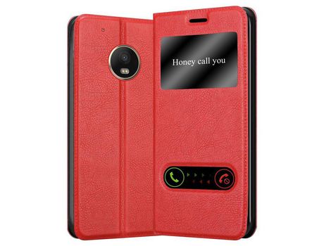 Carcasa para Motorola MOTO G5 PLUS CADORABO Roja