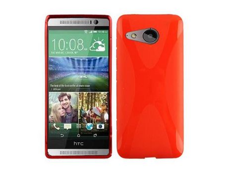 Carcasa para HTC ONE M8 MINI CADORABO Roja