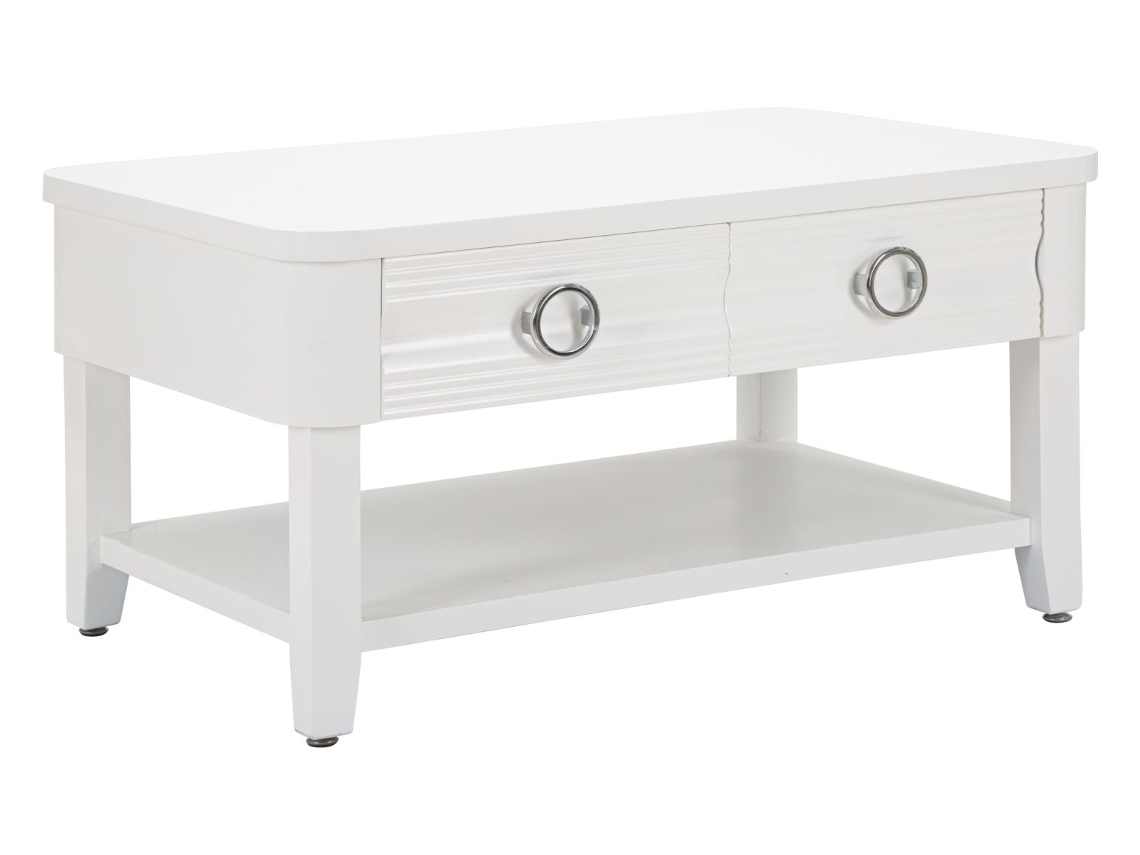 Mesa De Centro Brillo Cm 90x60x47 Mauro Ferretti