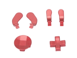 Accesorios De Control De Repuesto: Barra Transversal Direccional Y Palancas Metálicas, Acero Inoxidable, Para Xbox One Elite Series 2, Color Rojo.