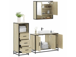 Piezas Conj. Muebles de baño derivados de madera de roble Sonoma Wsd52297 Lovely Home