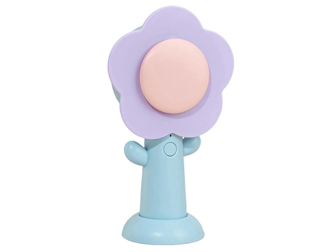 Mini Ventilador Portátil Em Formato De Flor, Recarregável Via Usb, Sem Hélices, Para Uso Em Mesas.