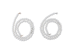 2 Cadenas De Perlas De Imitación Para Bolsos, Decoración Y Accesorio De Repuesto, 1 M