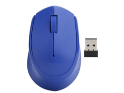 Mouse Sem Fio 2.4ghz Ergonômico Silencioso Mini Portátil Com Receptor Usb Para Desktop Laptop Azul