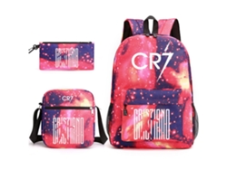 Juego de mochila escolar CR7 (juego de tres piezas)*