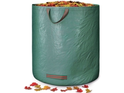 Bolsa Para Residuos De Jardín Con Asas - 272 Litros De Alta Capacidad, Reutilizable Y Estable.