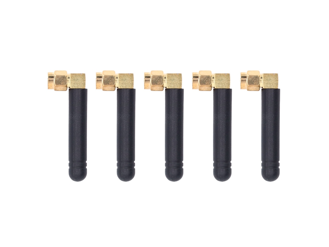 5 Antenas De Señal De Frecuencia Completa 5g Con Conector Sma Macho En Forma De Codo, En Abs Y Pegamento Jb-5g-009