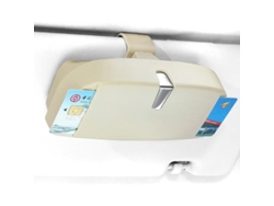 Soporte Para Gafas De Coche Con Ranuras Para Tarjetas, Diseño Universal, Duradero Y Resistente A Los Arañazos Para Gafas De Sol Y Gafas Graduadas.