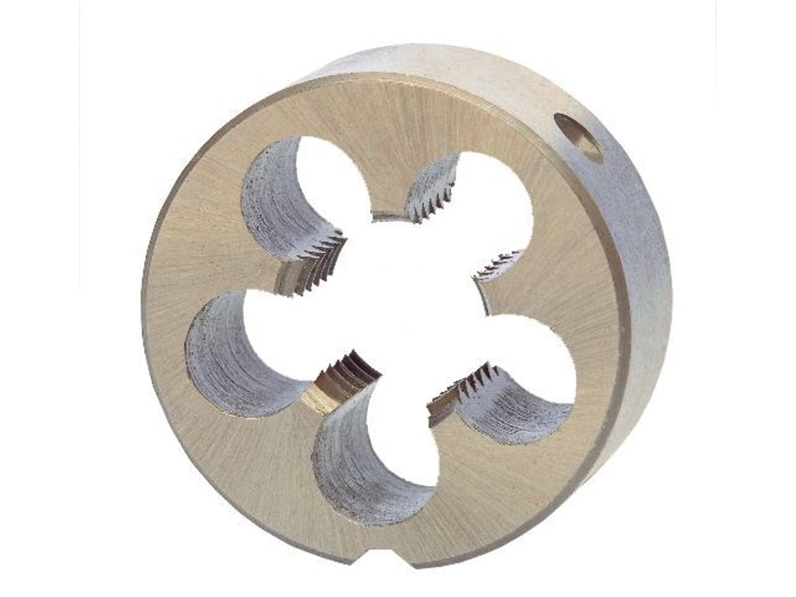 RUKO-247178-Cojinete redondo BSW-DIN EN 22568 HSS rectificado tipo B cerrado. Rosca 1 7/8"