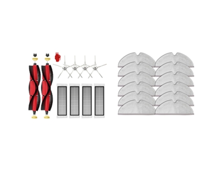 Piezas de aspiradora para Xiaomi Roborock S5 Max S6 Pure S6 Maxv S5 filtro Hepa lavable cepillo principal con trapos de fregona