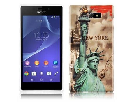 Carcasa para Sony Xperia M2 / M2 AQUA CADORABO Marrón