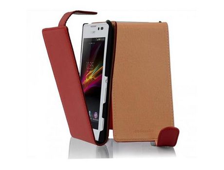 Carcasa para Sony Xperia C CADORABO Rojo