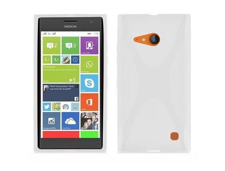 Carcasa para Nokia Lumia 730 CADORABO Transparente