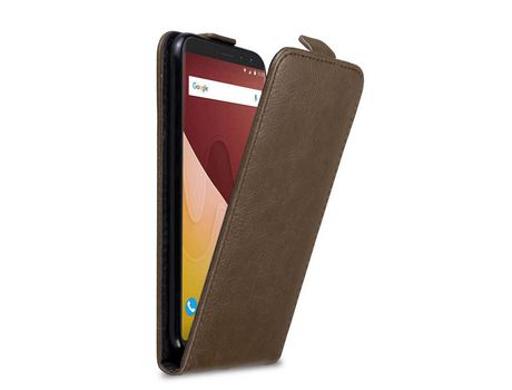 Carcasa para WIKO VIEW GO CADORABO Marrón