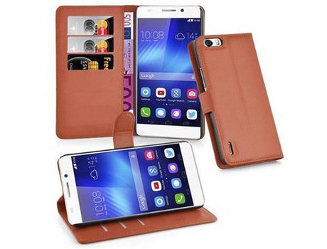 Carcasa para Honor 6 PLUS CADORABO Marrón