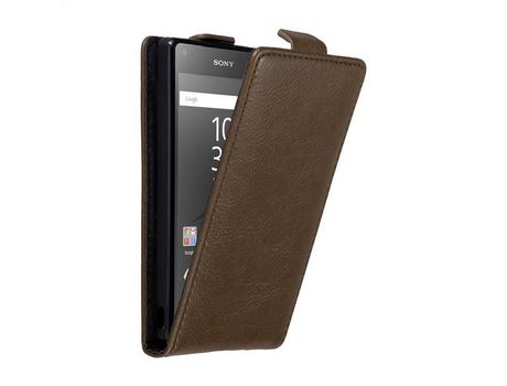 Carcasa para Sony Xperia Z5 COMPACT CADORABO Marrón