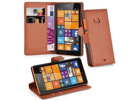 Carcasa para Nokia Lumia 535 CADORABO Marrón