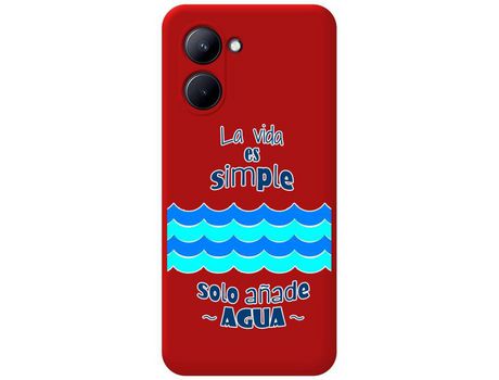 Carcasa para Realme C33 TUMUNDOSMARTPHONE Rojo