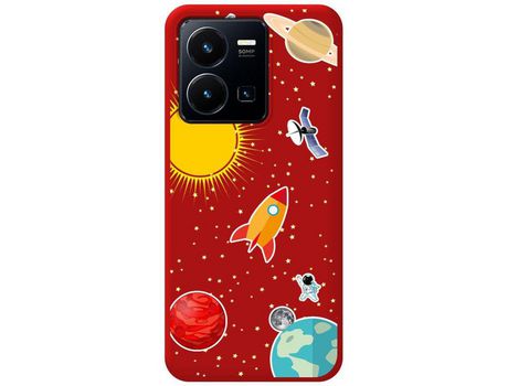 Carcasa para Vivo Y35 / Y22s TUMUNDOSMARTPHONE Rojo