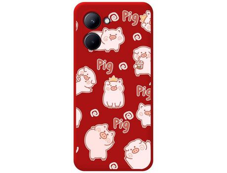Carcasa para Realme C33 TUMUNDOSMARTPHONE Rojo