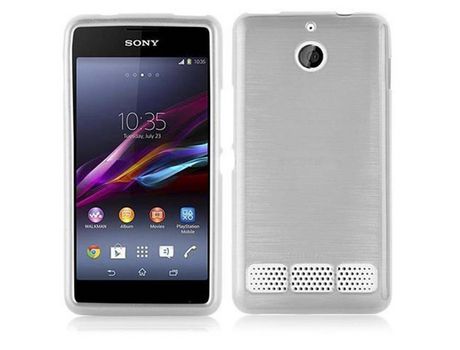 Carcasa para Sony Xperia E1 CADORABO Plateado
