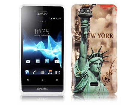Carcasa para Sony Xperia M CADORABO Marrón
