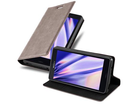 Carcasa para Sony Xperia Z3 COMPACT CADORABO Marrón