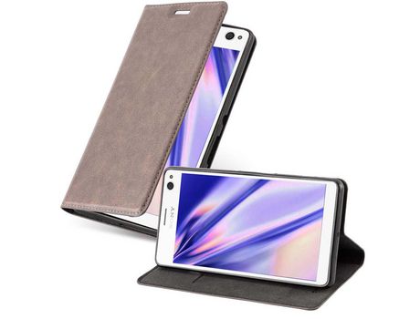 Carcasa para Sony Xperia C4 CADORABO Marrón
