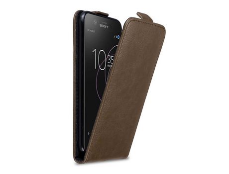 Carcasa para Sony Xperia XZ1 COMPACT CADORABO Marrón