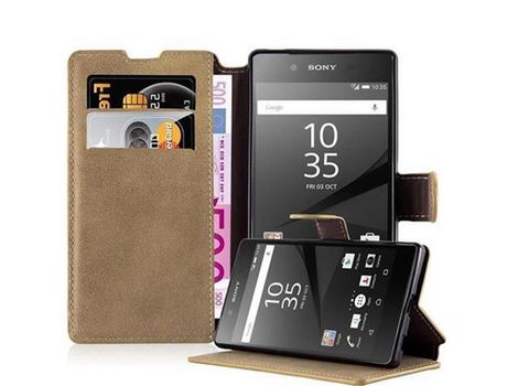 Carcasa para Sony Xperia Z5 CADORABO Marrón