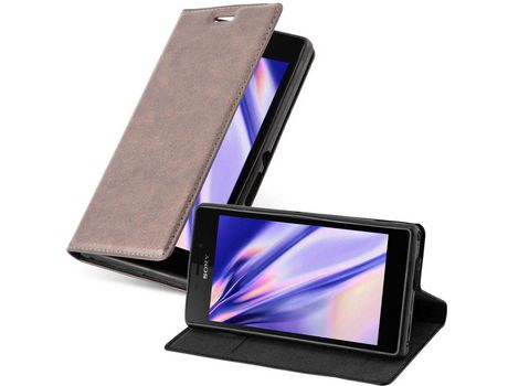 Carcasa para Sony Xperia M2 / M2 AQUA CADORABO Marrón
