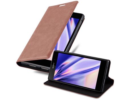 Carcasa para Sony Xperia Z1 CADORABO Marrón