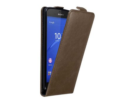 Carcasa para Sony Xperia Z3 COMPACT CADORABO Marrón