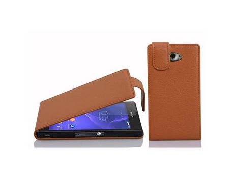Carcasa para Sony Xperia M2 / M2 AQUA CADORABO Marrón
