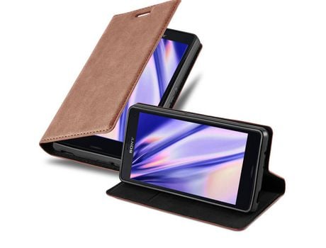 Carcasa para Sony Xperia Z3 COMPACT CADORABO Marrón